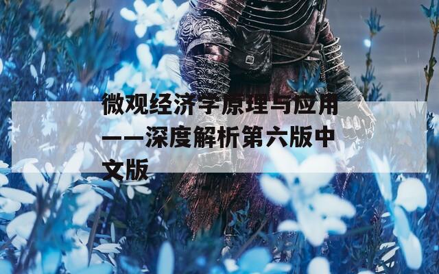 微观经济学原理与应用——深度解析第六版中文版