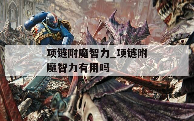 项链附魔智力_项链附魔智力有用吗