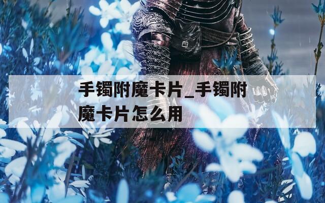 手镯附魔卡片_手镯附魔卡片怎么用