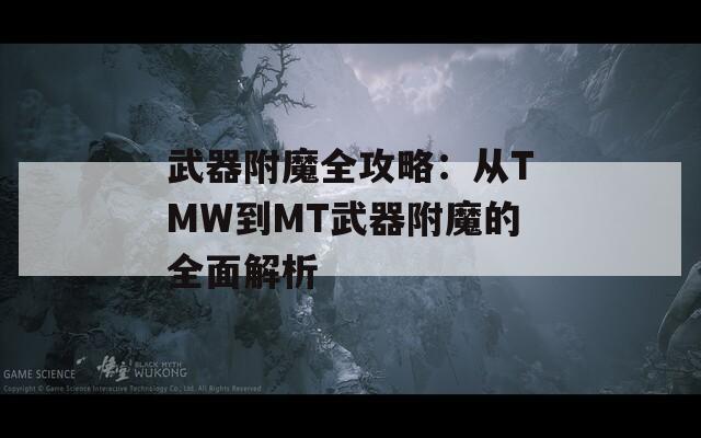 武器附魔全攻略：从TMW到MT武器附魔的全面解析
