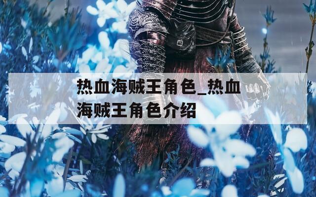 热血海贼王角色_热血海贼王角色介绍