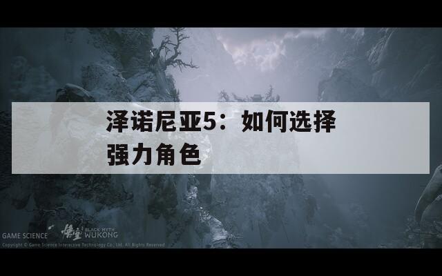 泽诺尼亚5：如何选择强力角色