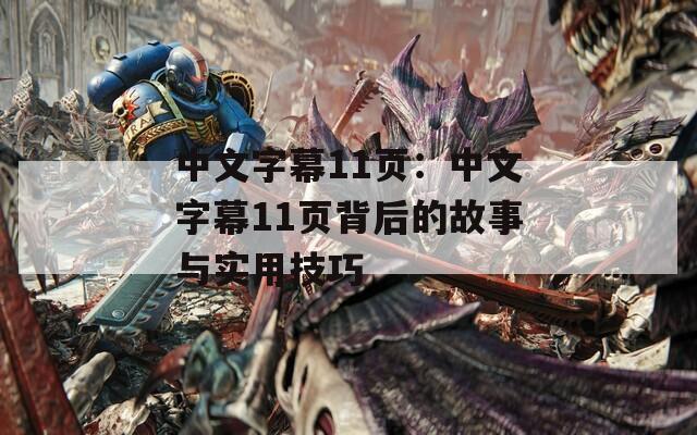 中文字幕11页：中文字幕11页背后的故事与实用技巧