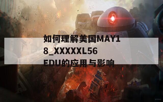 如何理解美国MAY18_XXXXXL56EDU的应用与影响