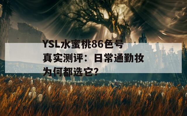 YSL水蜜桃86色号真实测评：日常通勤妆为何都选它？