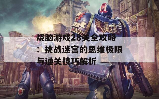 烧脑游戏28关全攻略：挑战迷宫的思维极限与通关技巧解析