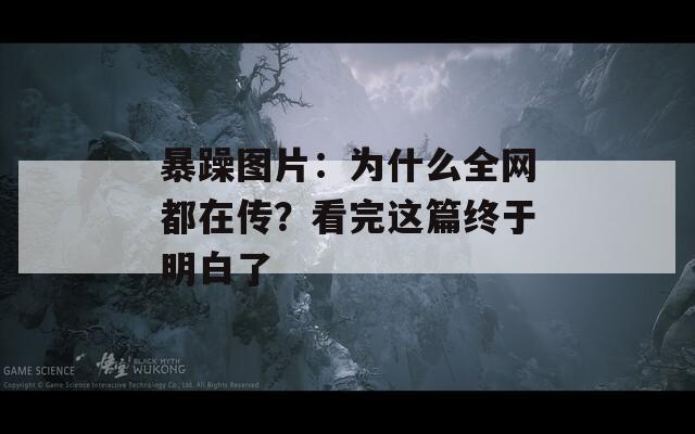 暴躁图片：为什么全网都在传？看完这篇终于明白了