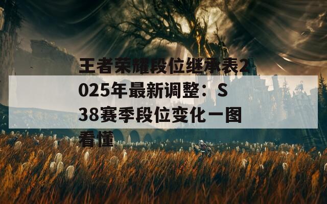 王者荣耀段位继承表2025年最新调整：S38赛季段位变化一图看懂