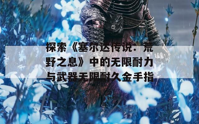 探索《塞尔达传说：荒野之息》中的无限耐力与武器无限耐久金手指