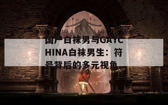 国产白袜男与GAYCHINA白袜男生：符号背后的多元视角