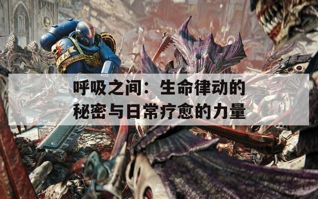 呼吸之间：生命律动的秘密与日常疗愈的力量