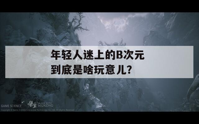 年轻人迷上的B次元 到底是啥玩意儿？