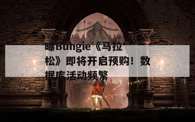 曝Bungie《马拉松》即将开启预购！数据库活动频繁