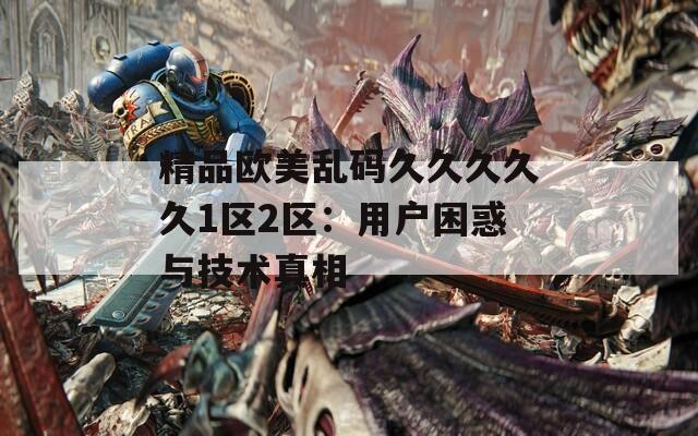 精品欧美乱码久久久久久1区2区：用户困惑与技术真相