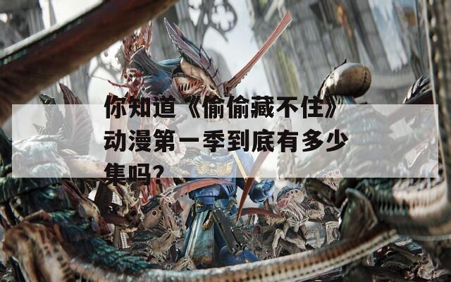 你知道《偷偷藏不住》动漫第一季到底有多少集吗？