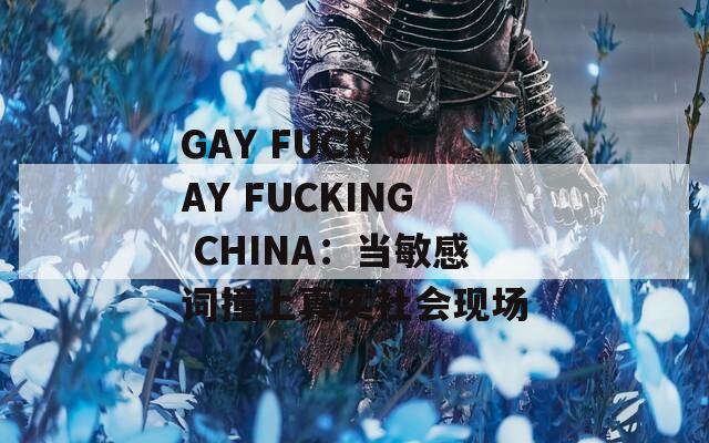 GAY FUCK GAY FUCKING CHINA：当敏感词撞上真实社会现场