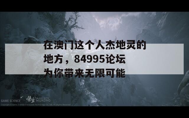 在澳门这个人杰地灵的地方，84995论坛为你带来无限可能