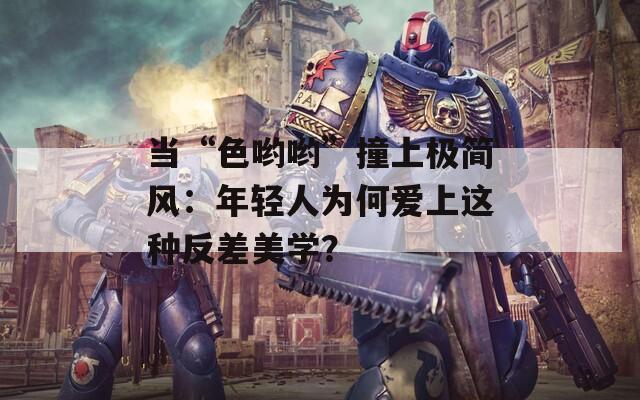 当“色哟哟”撞上极简风：年轻人为何爱上这种反差美学？