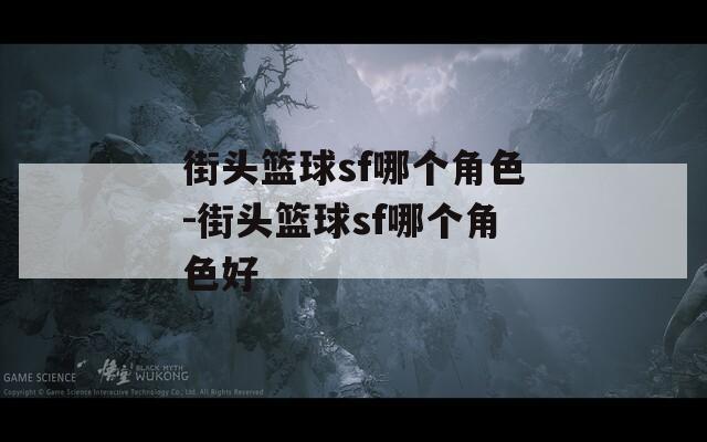 街头篮球sf哪个角色-街头篮球sf哪个角色好