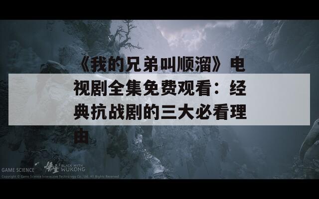 《我的兄弟叫顺溜》电视剧全集免费观看：经典抗战剧的三大必看理由