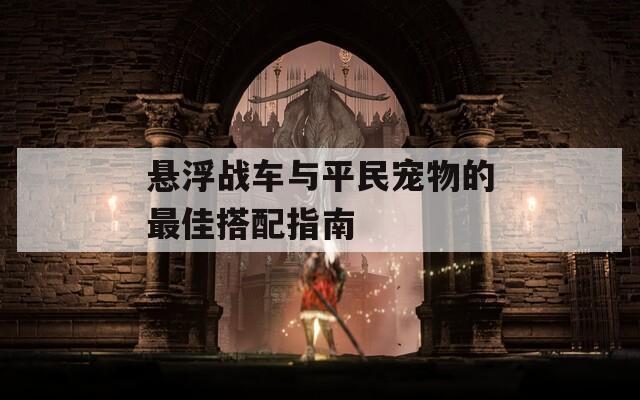悬浮战车与平民宠物的最佳搭配指南