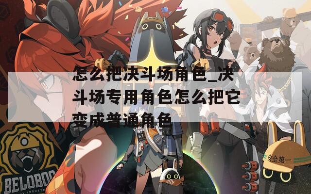 怎么把决斗场角色_决斗场专用角色怎么把它变成普通角色
