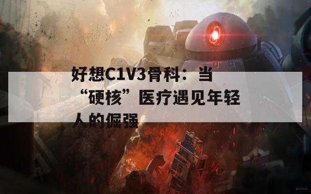 好想C1V3骨科：当“硬核”医疗遇见年轻人的倔强